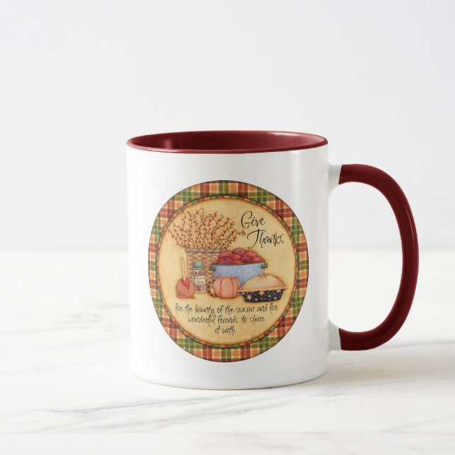 Give Thanks Mug (Right)