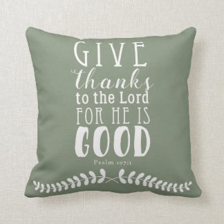 Give Thanks Pillow Customized Color