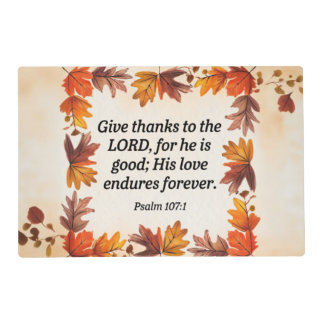Give Thanks Placemat