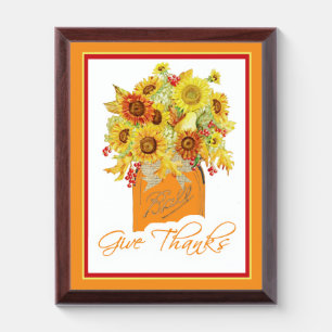 Give thanks Plaque