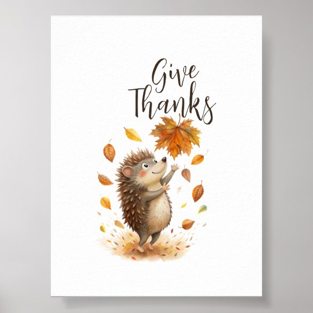 Give Thanks Poster (Front)