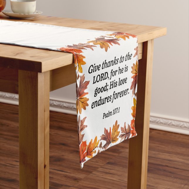 Give Thanks Short Table Runner (In Situ)