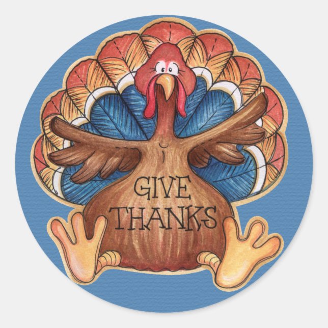 Give Thanks - Stickers (Front)