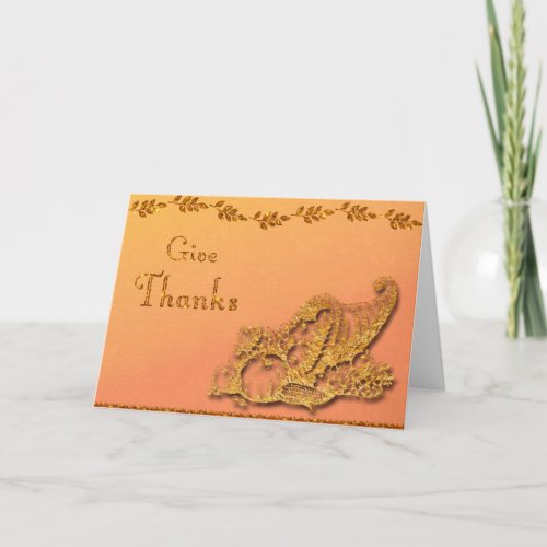 Give Thanks Thank You Card