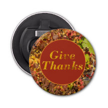Give Thanks Thanksgiving Floral Leaves