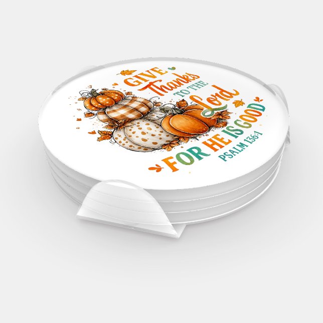 Give Thanks To...  Coaster Set (Set)