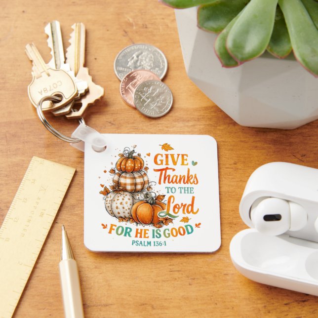 Give Thanks To...  Keychain (Desk)