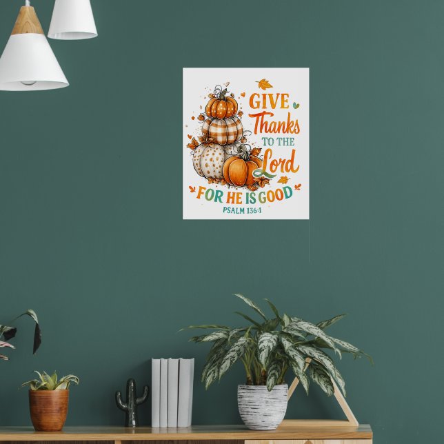 Give Thanks To...  Poster (Living Room 1)
