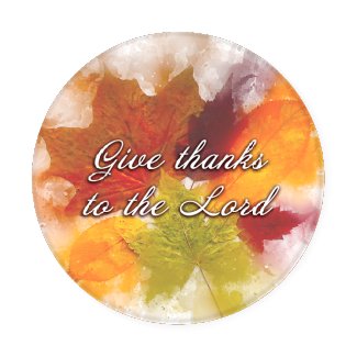 Give Thanks to the Lord Autumn Coaster Set