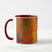 Give Thanks to the Lord Beautiful Fall Leaves Mug (Left)