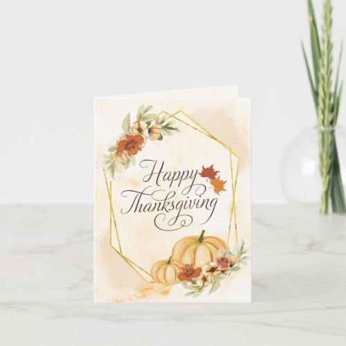 Give Thanks to the Lord Bible Verse Thanksgiving Card