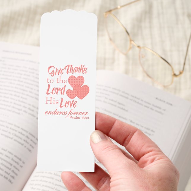 Give Thanks to the Lord Bookmarks (Hand)