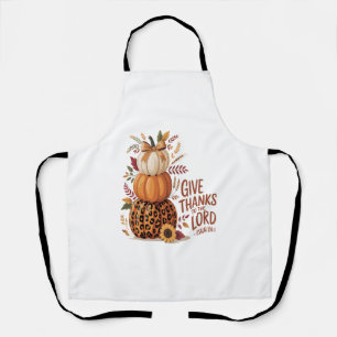 Give Thanks to the Lord,fall Pumpkin Apron
