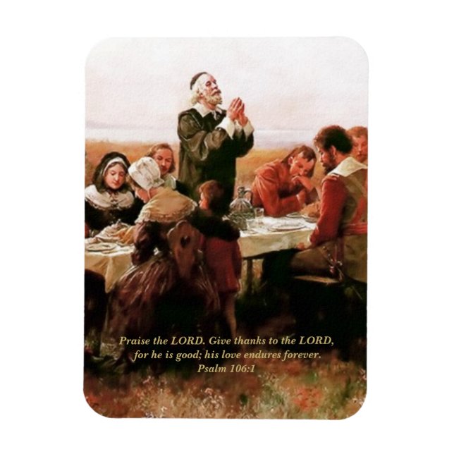 Give Thanks to the Lord. Fine Art Gift Magnet (Vertical)