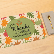 Give Thanks to the Lord | Personalized Fall