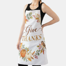 Give Thanks Watercolor Fall