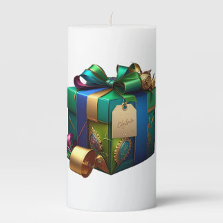 Give the gift its sparkle: the royal "Celebrate Gi Pillar Candle