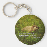 Give the gift of a Groundhog this year keychain