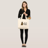Give the gift of a Groundhog this year Large Tote Bag (Front (Model))