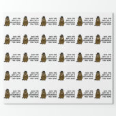 Give the gift of a Groundhog this year Wrapping Paper (Flat)