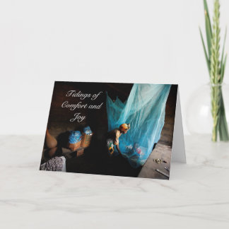 Give the Gift of Life - Give a Bed... - Customized Holiday Card