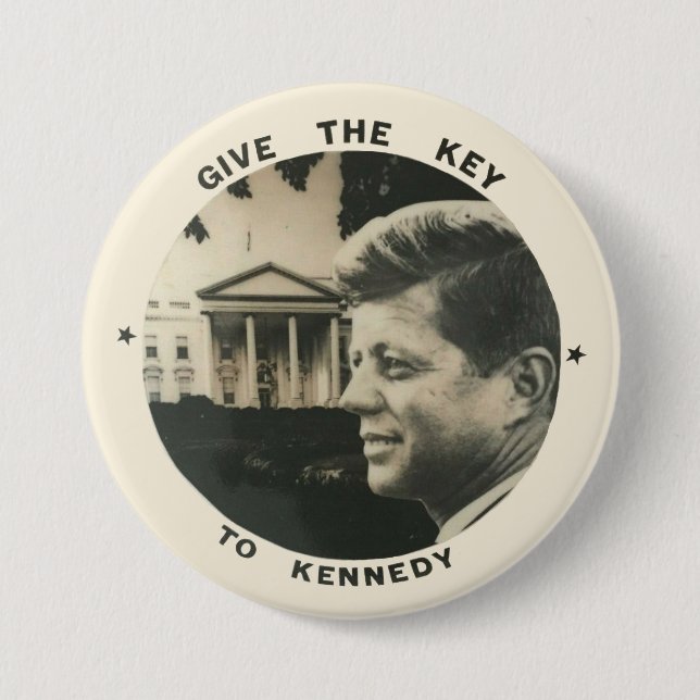 Give the Key to Kennedy Button (Front)