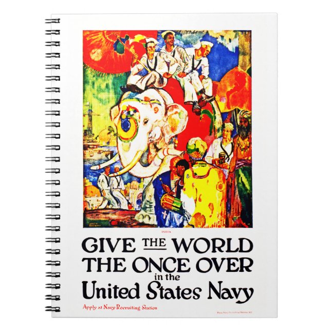Give The World The Once Over Notebook (Front)