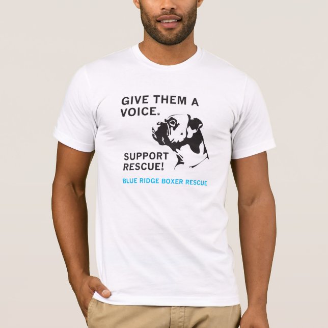 Give them a Voice -- Light shirts (Front)
