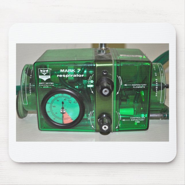 GIVE THEM THE BIRD - VENTILATOR MOUSE PAD (Front)