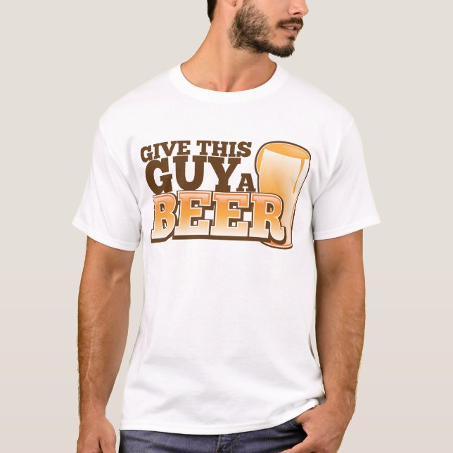 Give this Guy a Beer ND T-Shirt (Front)