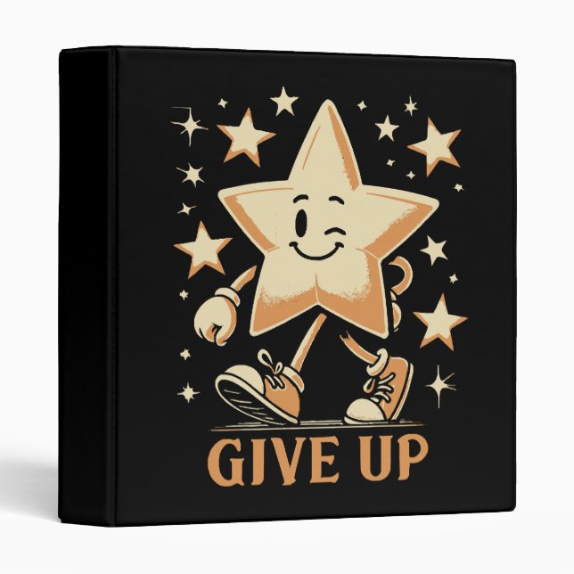 Give Up 3 Ring Binder (Front/Spine)