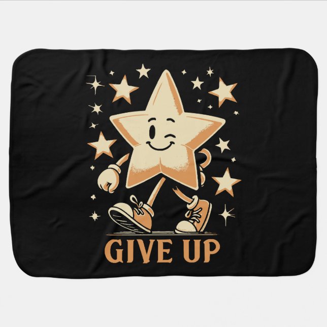 Give Up Baby Blanket (Horizontal)