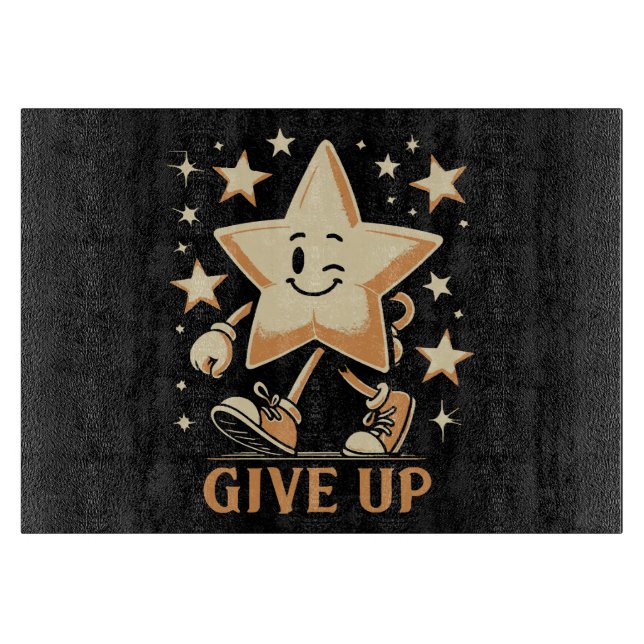 Give Up Cutting Board (Front)