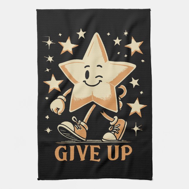 Give Up Kitchen Towel (Vertical)