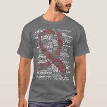 Give Up Multiple Myeloma Cancer Awareness Supporte T-Shirt