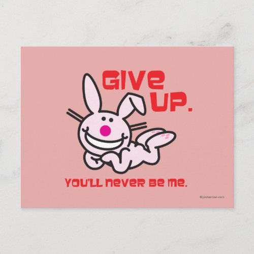 Give Up Postcard