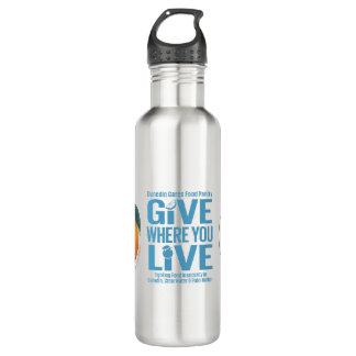 Give Where You Live Stainless Steel Water Bottle