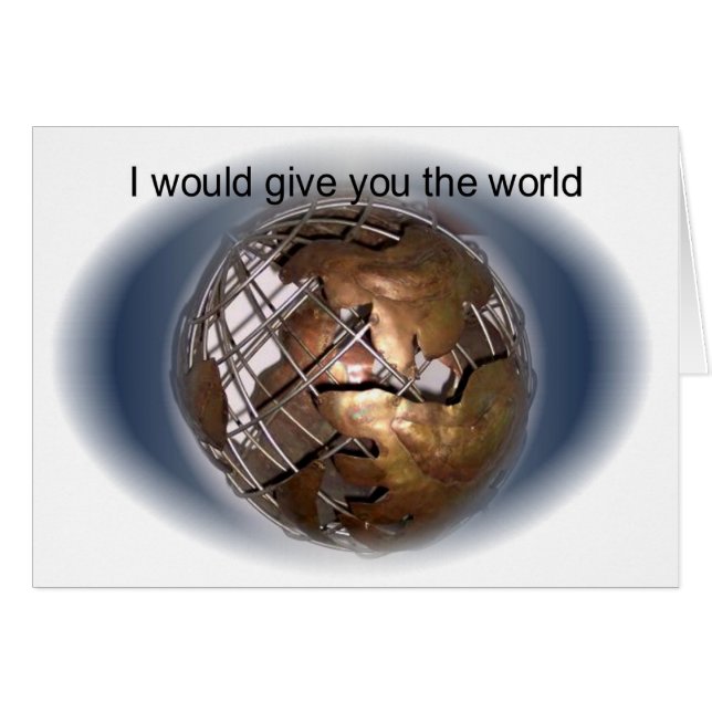 Give you the world cards (Front Horizontal)