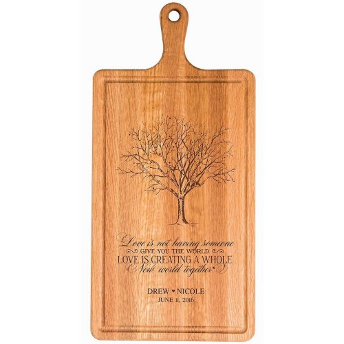 Give You the World Loving Cherry Cutting Board