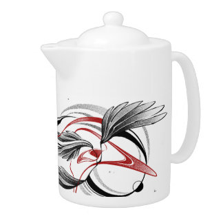 give your home a wings art line teapot