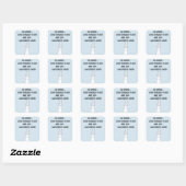 Give yourself a hug, I am deeply loved affirmation Square Sticker (Sheet)