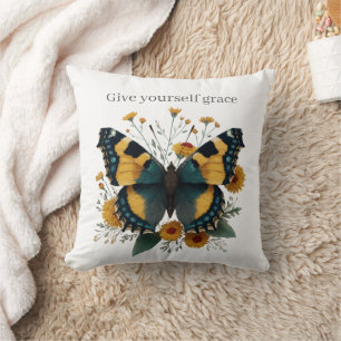 Give Yourself Grace Affirmation Throw Pillow