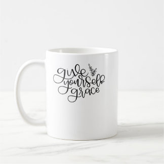 give yourself grace coffee mug