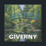 Giverny France Travel Magnet<br><div class="desc">Giverny is a charming village in northern France, best known as the home of the iconic Impressionist painter Claude Monet. Nestled along the River Seine in the Normandy region, Giverny draws visitors from around the world to see the Monet House and Gardens, where the artist lived and worked for over...</div>