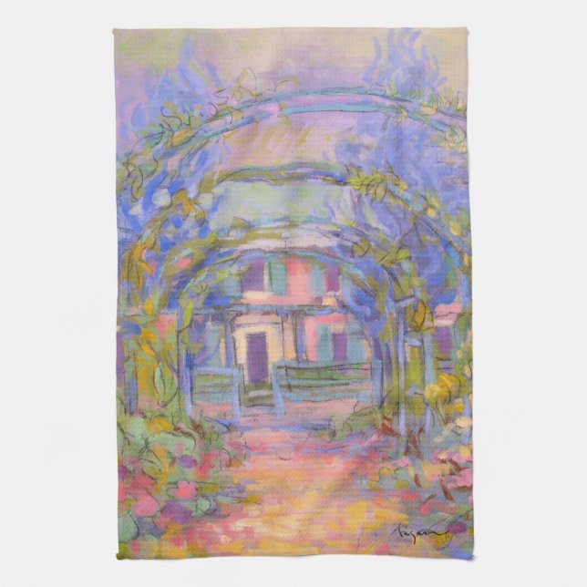 Giverny Gardens Towel (Vertical)