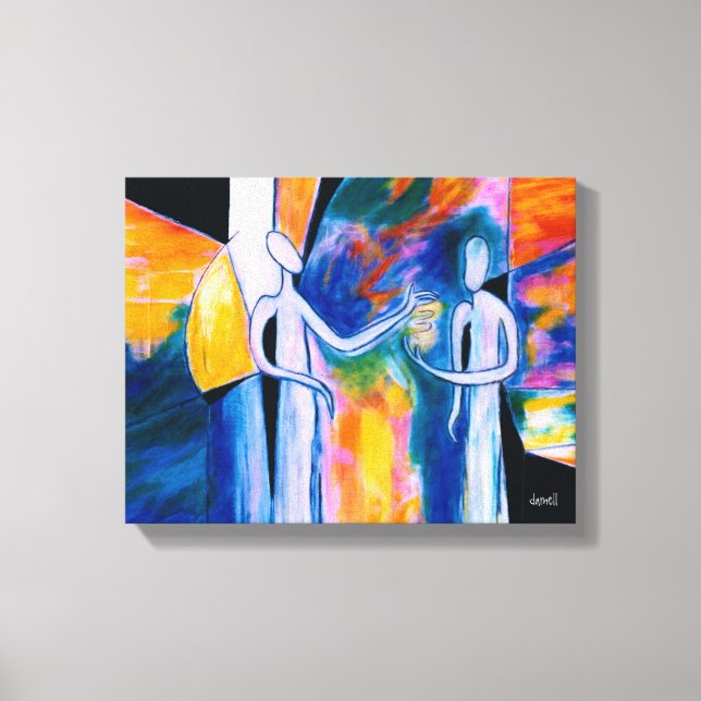 Giving 2 canvas print (Front)