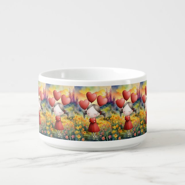 GIVING ALL THE LOVE IN HER HEART BOWL (Center)