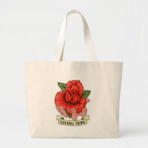 Giving Hope Large Tote Bag