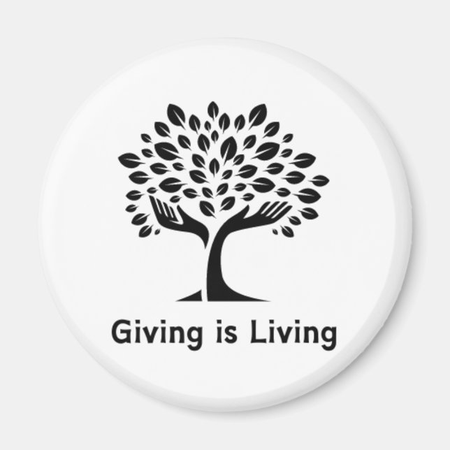 Giving is Living Magnet (Front)