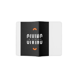 Giving is living passport holder